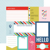 Journaling Cards Paper - Anything Goes - Echo Park
