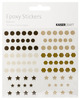 Natural Epoxy Dots & Shapes Stickers - KaiserCraft