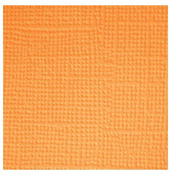 Tangerine  Textured 12x12 Cardstock - Doodlebug