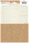 Craft Market Words & Phrase Stickers - Crate Paper