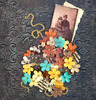 Classical Mulberry Paper Flowers - Timeless Memories - Prima