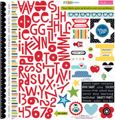 Treasures & Text - Star Student Cardstock Stickers 12"X12"