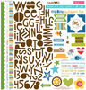 Treasures & Text - Campout Cardstock Stickers 12"X12"