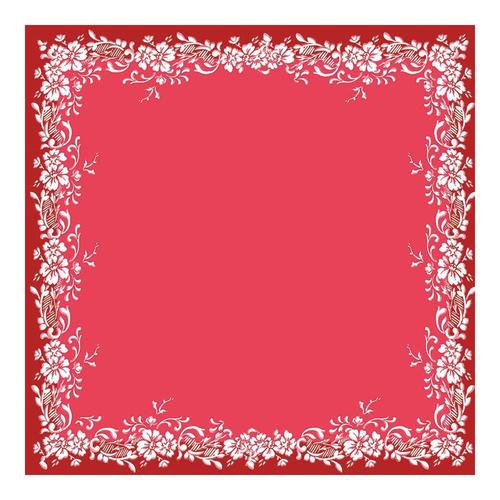 Juliet Printed Border Red Cardstock 12x12 – Anna Griffin Inc.