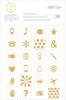 Amelia Gold Foil Icon Stickers - 7 Paper