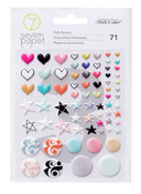Baxter Puffy Shape Stickers - 7 Paper