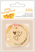 Rise & Shine Wood Veneer Tags - Amy Tangerine