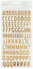 Gold Woodland Foil Thickers - Dear Lizzy
