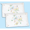 Fluttering Butterflies - Stamped Pillowcase Shams 2/Pkg
