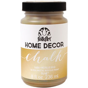 Gold - FolkArt Home Decor Chalk Paint Metallic 8oz