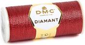 Red Ruby - DMC Diamant Metallic Thread 38.2yd