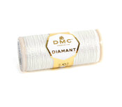 White - DMC Diamant Metallic Thread 38.2yd