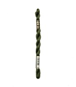 DMC 3051 Dark Green Gray - Pearl Cotton Skein Size 3 16.4yd