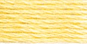 Very Light Golden Yellow - DMC Pearl Cotton Skein Size 3 16.4yd