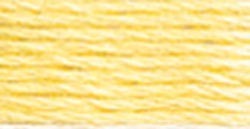 Dmc Pearl Cotton Skein Size 3 16.4Yd-Very Light Golden Yellow