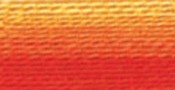 Variegated Burnt Orange - DMC Pearl Cotton Skein Size 5 27.3yd