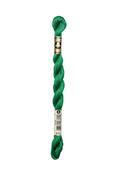 DMC 910 Dark Emerald Green - Pearl Cotton Skein Size 5 27.3yd