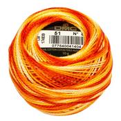 Variegated Burnt Orange - Pearl Cotton Ball Size 8 87yd