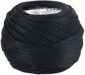 DMC 310 - Black Pearl Cotton Ball Size 8 87yd