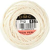 DMC 712 Cream - Pearl Cotton Ball Size 8 87yd