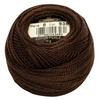 DMC 938 - Ultra Dark Coffee Brown Pearl Cotton Ball Size 8 87yd