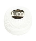 DMC BLANC White - Pearl Cotton Ball Size 8 87yd
