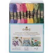 Popular Colors 36/Pkg - DMC Embroidery Floss Pack 8.7yd