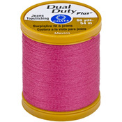 Hot Pink - Dual Duty Plus Jean & Topstitching Thread 60yd