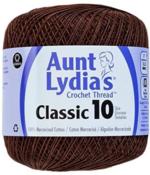 Fudge Brown - Aunt Lydia's Classic Crochet Thread Size 10