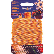 Metallic Gold - Needloft Novelty Craft Cord 20yd