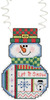 3"X2.25" 14 Count - Holiday Wizzers Snowman Let It Snow Counted Cross Stitch Kit