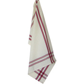 Red Stripe - Cream Towel 20"X28"