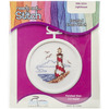 2.5" Round 18 Count - Lighthouse Mini Counted Cross Stitch Kit