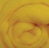 Yellow - Wool Roving 12" .22oz