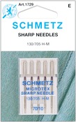 Size 10/70 5/Pkg - Microtex Sharp Machine Needles