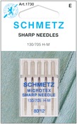 Size 12/80 5/Pkg - Microtex Sharp Machine Needles