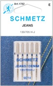 Size 14/90 5/Pkg - Jean & Denim Machine Needles