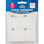 56/Pkg - Cardboard Floss Bobbins