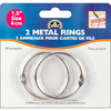 2/Pkg - Metal Rings 1.5"