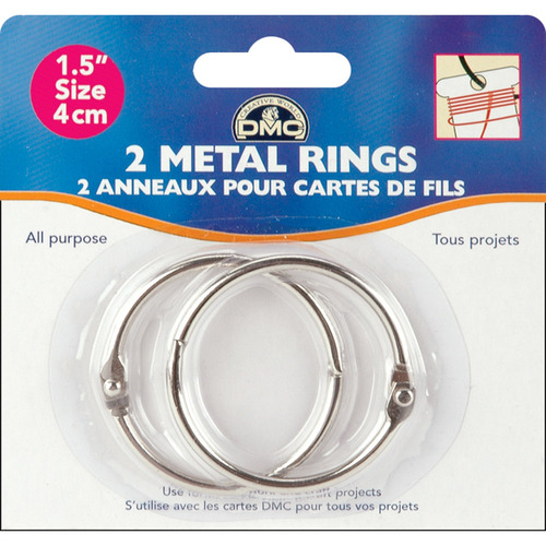 DMC 2/Pkg - Metal Rings 1.5