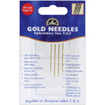 Size 7/9 4/Pkg - Gold Embroidery Hand Needles