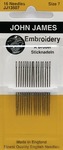 Size 7 16/Pkg - Embroidery Hand Needles