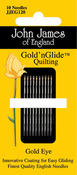 Size 11 10/Pkg - Gold'n Glide Quilting Needles