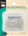 Size 17 350/Pkg - Long Pleating Pins