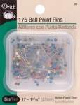 Size 17 175/Pkg - Color Ball Point Pins