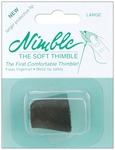 Large - Leather Nimble Thimble W/Metal Tip
