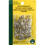 Size 1 50/Pkg - Coil-Less Curved Safety Pins