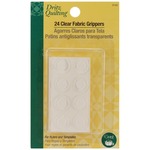 24/Pkg - Dritz Quilting Clear Fabric Grippers
