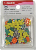 Size 24 100/Pkg - Decorative Straight Pins