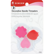 3/Pkg - Plastic Decorative Needle Threaders